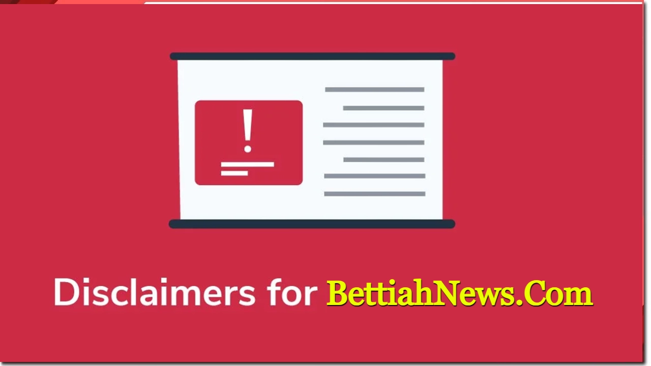 bettiah news disclaimer